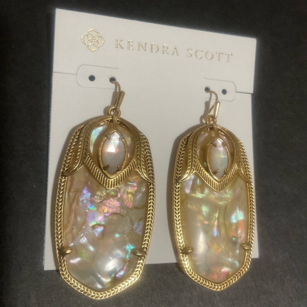 Kendra Scott Vintage 14K Gold Darby RARE